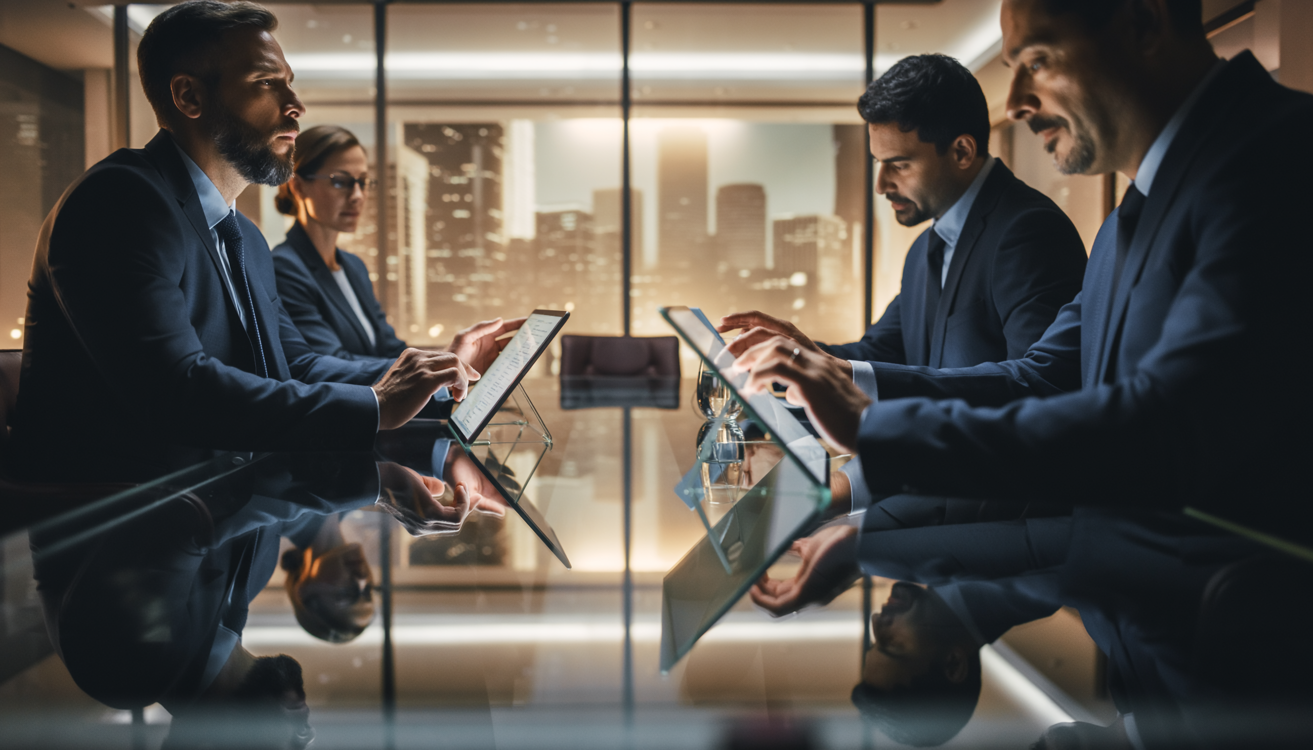 Boardroom Strategy Meeting